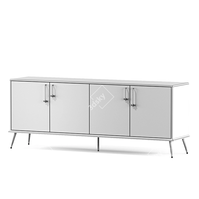 Larina Modern Sideboard: Sleek Design & Ample Storage 3D model image 4