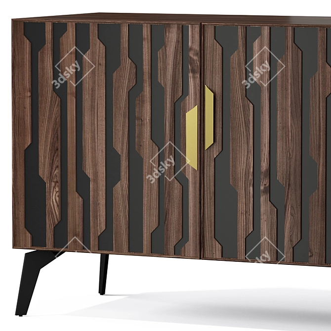 Modern Louisa Sideboard: Functional Elegance 3D model image 2