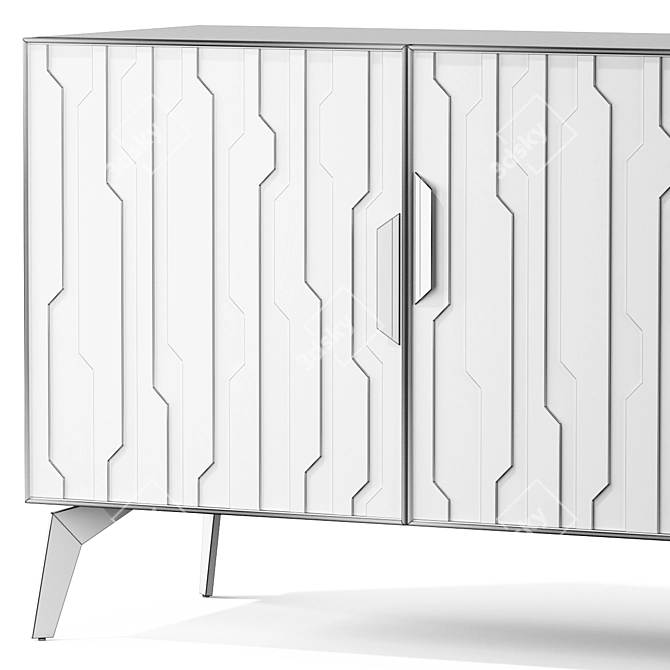 Modern Louisa Sideboard: Functional Elegance 3D model image 3