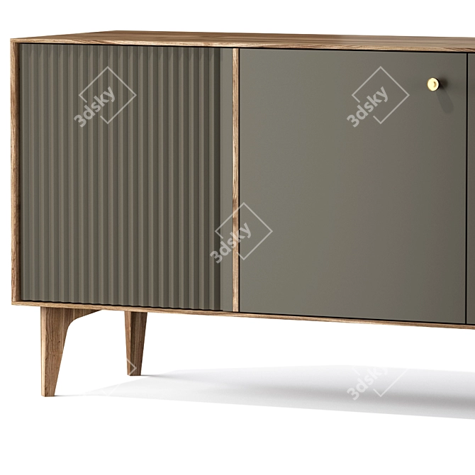 Elegant Elita Sideboard: Stylish Storage Solution 3D model image 2