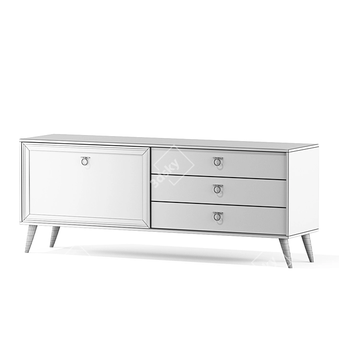 Modern Hector Sideboard: Stylish Storage Solution 3D model image 4