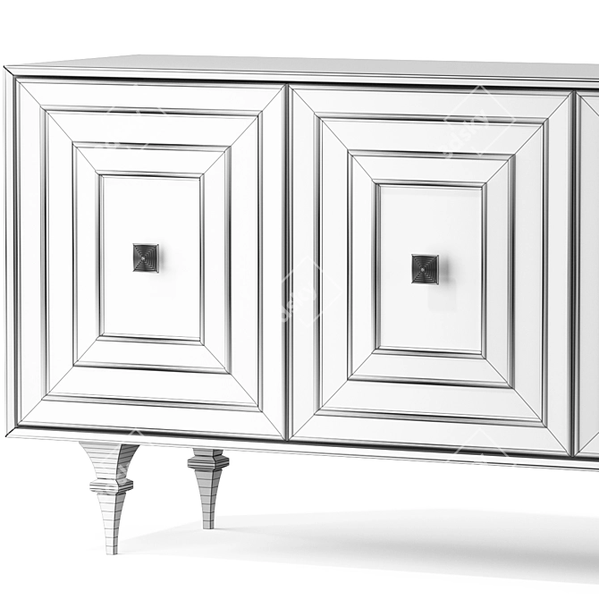 Elegant Catherine Sideboard: Modern Design, Spacious Storage 3D model image 3