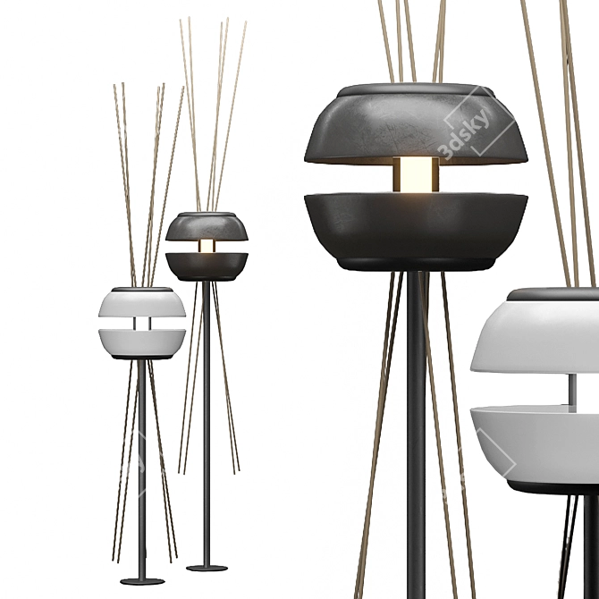 Modern Illumination: Villeroy & Boch Floor Lamp 3D model image 1