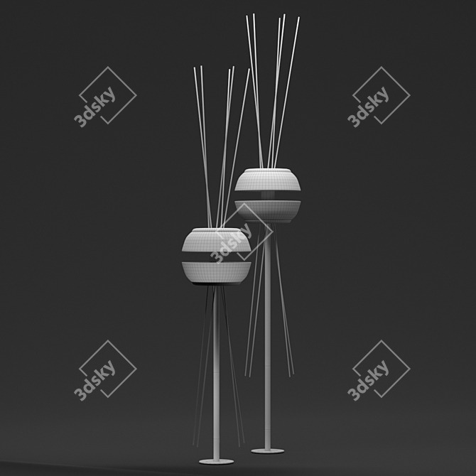 Modern Illumination: Villeroy & Boch Floor Lamp 3D model image 3