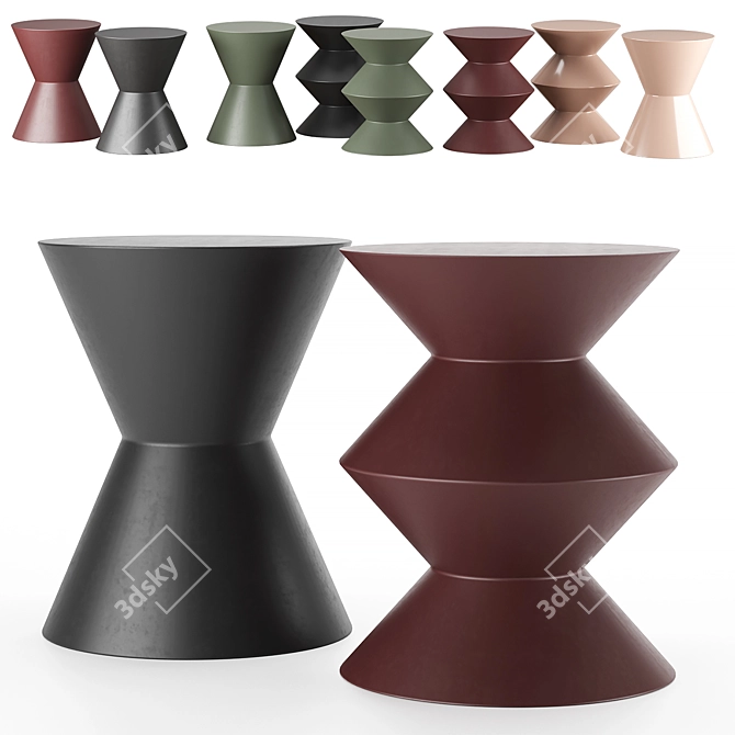 Elegant CESAR Table by Minotti 3D model image 1