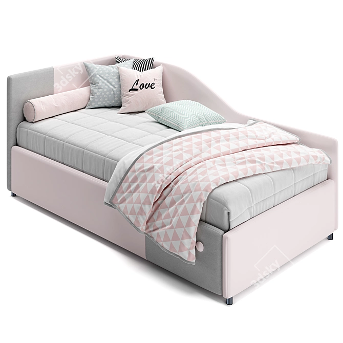 Joyful Corner Bed 3D model image 4