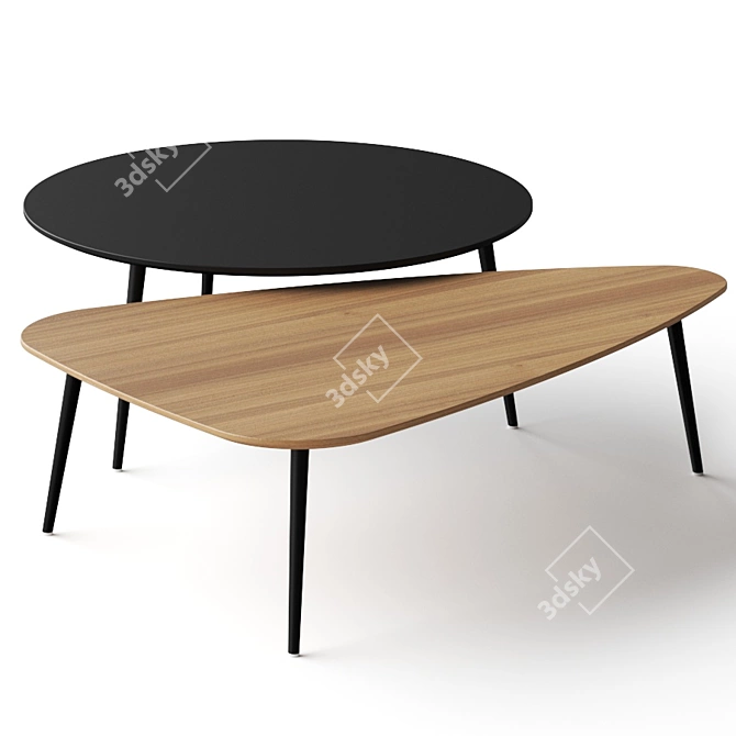 Modern Coedition Soho Coffee Tables 3D model image 1