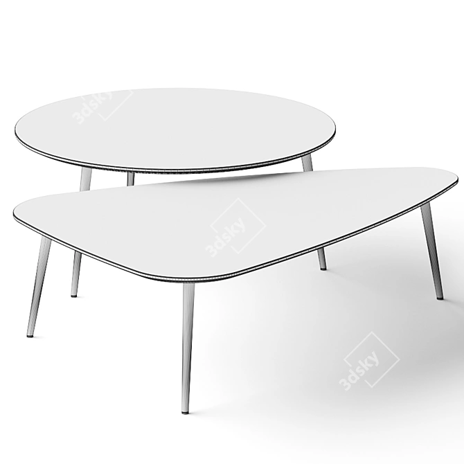 Modern Coedition Soho Coffee Tables 3D model image 2