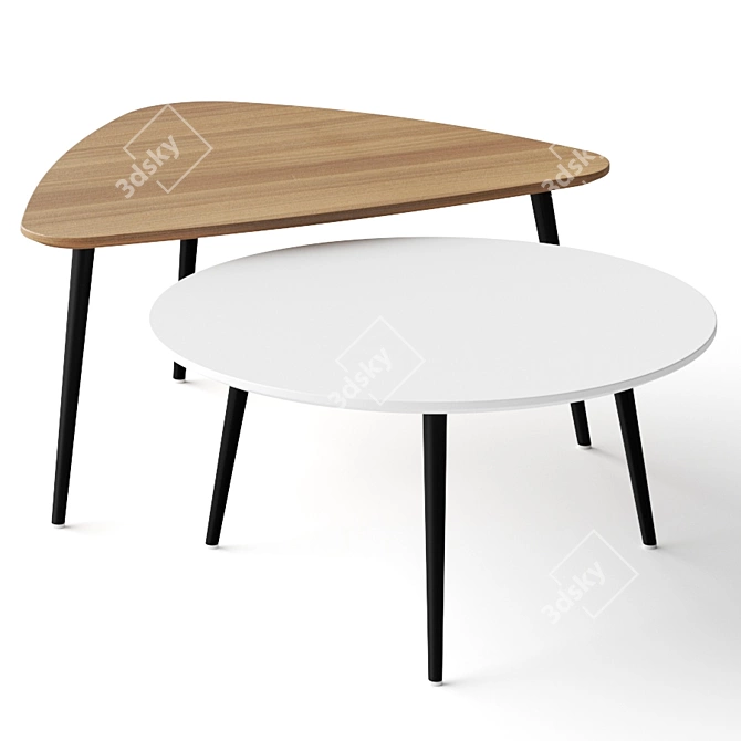 Modern Coedition Soho Coffee Tables 3D model image 3