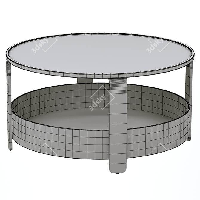 Stylish BORGEBY Coffee Table: Organize with Ease 3D model image 2