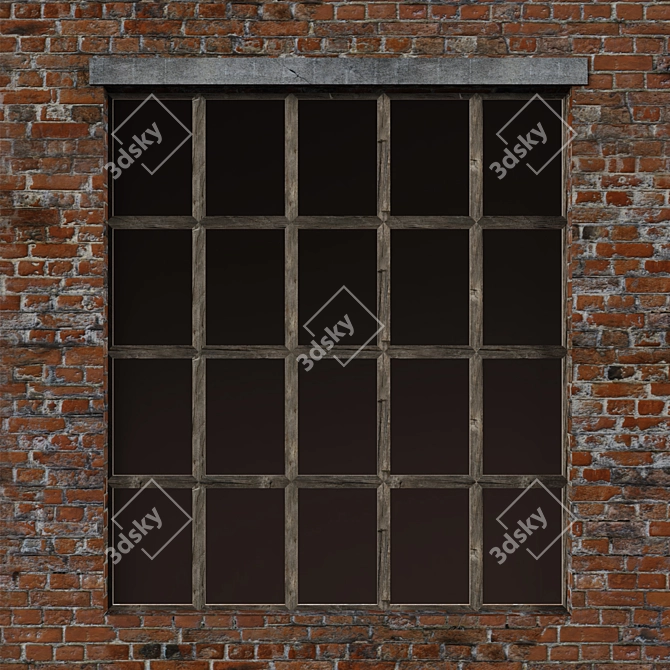 Antique Brick Boiler Room 3D model image 5