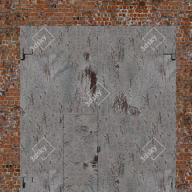 Antique Brick Boiler Room 3D model image 6