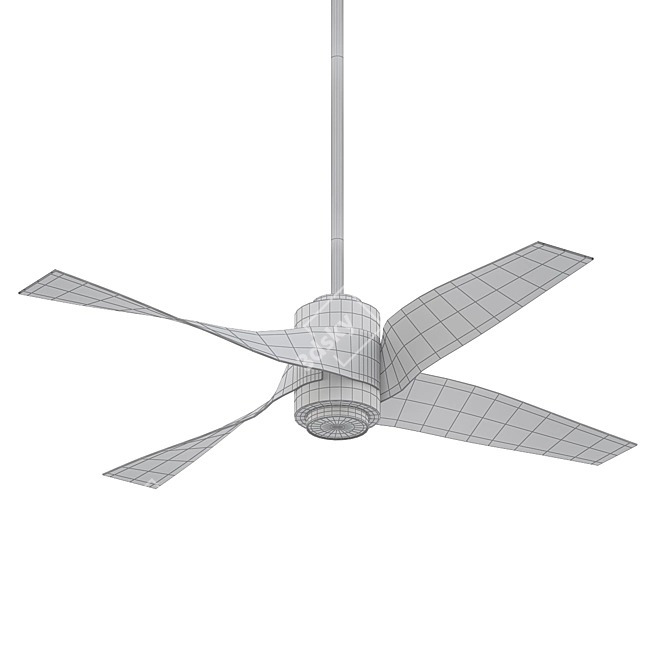 Artemis IV: Sleek Ceiling Fan 3D model image 2