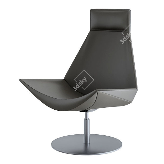 Synergy Lounge Chair 3D model image 1