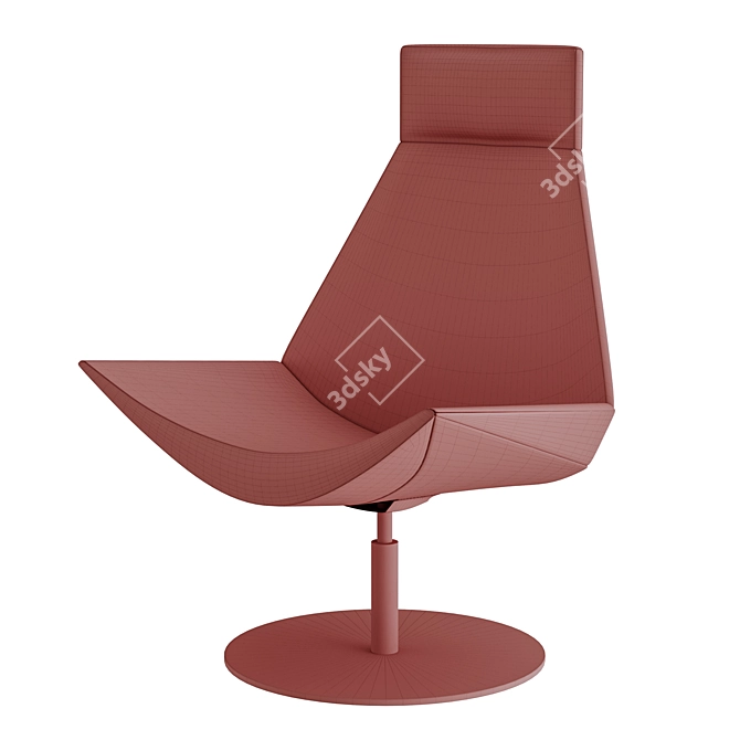 Synergy Lounge Chair 3D model image 4