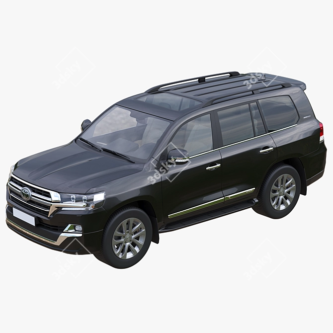 Toyota Land Cruiser 200 Executive Lounge 2021 - Top-Grade Luxury SUV 3D model image 3