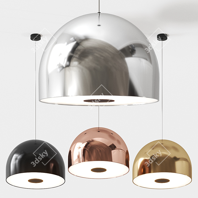 Modern Tom Dixon Bell Pendant Light 3D model image 2