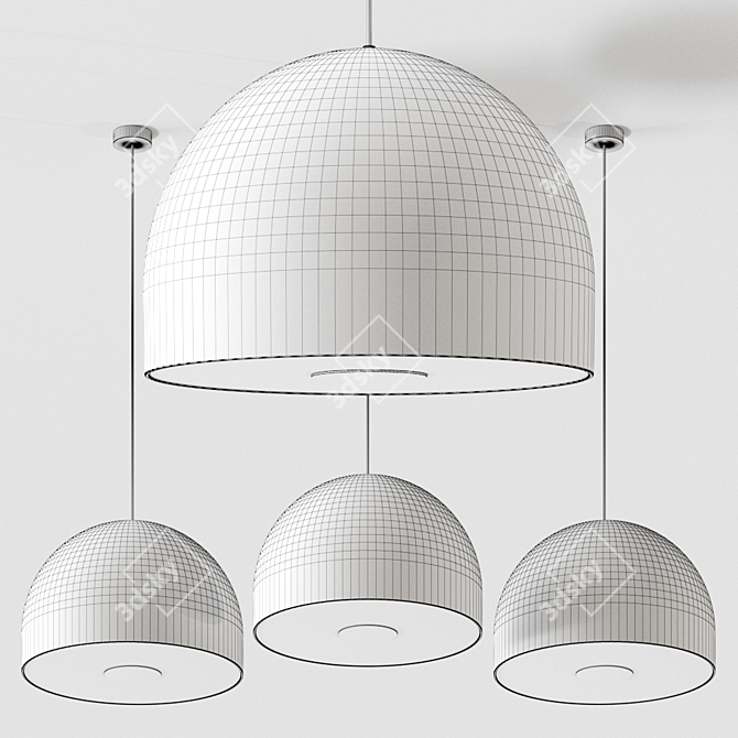 Modern Tom Dixon Bell Pendant Light 3D model image 3