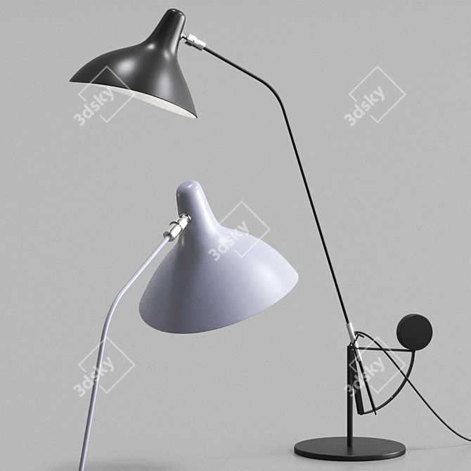 MANTIS BS3 BL Table Lamp 3D model image 1