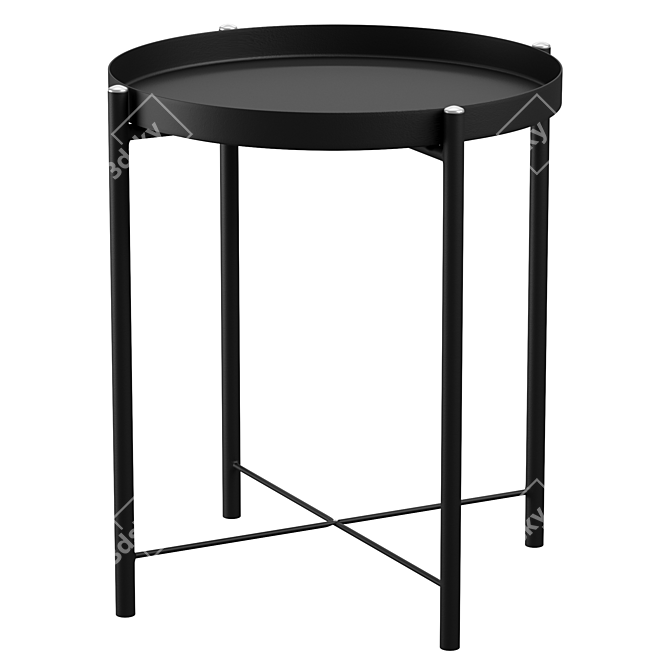 Convenient Gladom Tray Table 3D model image 1