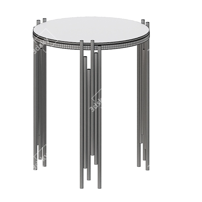 Sleek Modern Coffee Table 3D model image 3