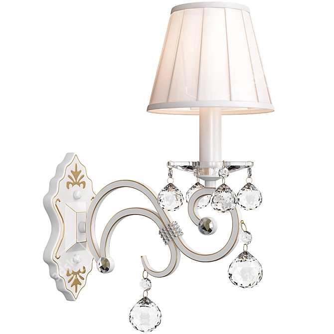 Elegant Eurosvet Ivin Wall Sconce 3D model image 1