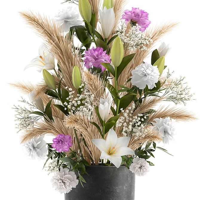 Spring Blossom Bouquet 3D model image 3