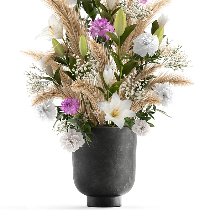 Spring Blossom Bouquet 3D model image 4