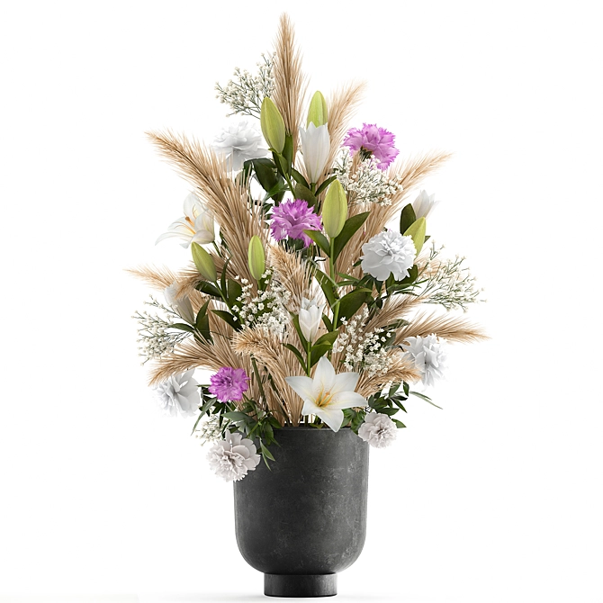 Spring Blossom Bouquet 3D model image 5