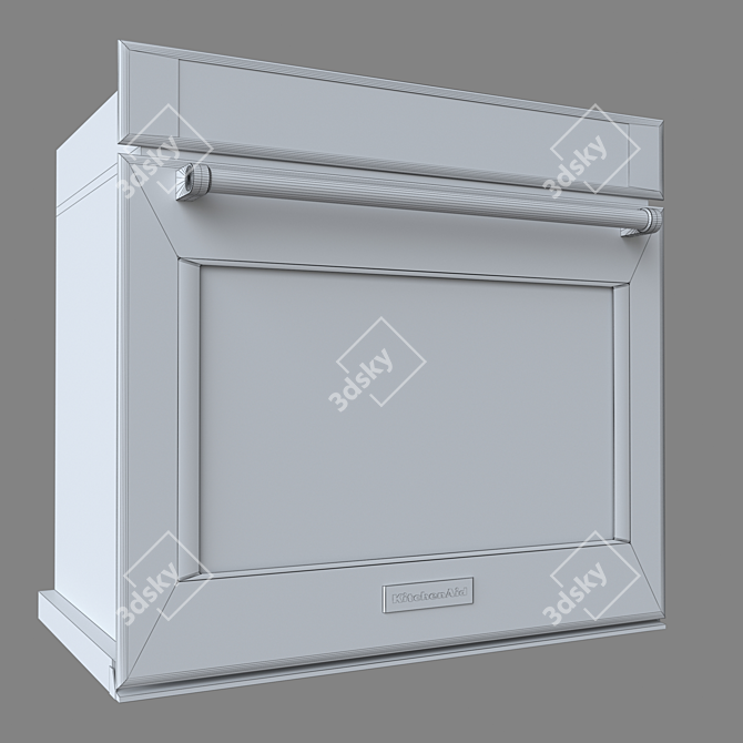 KitchenAid KOST100ESS: Stylish Wall Oven 3D model image 2
