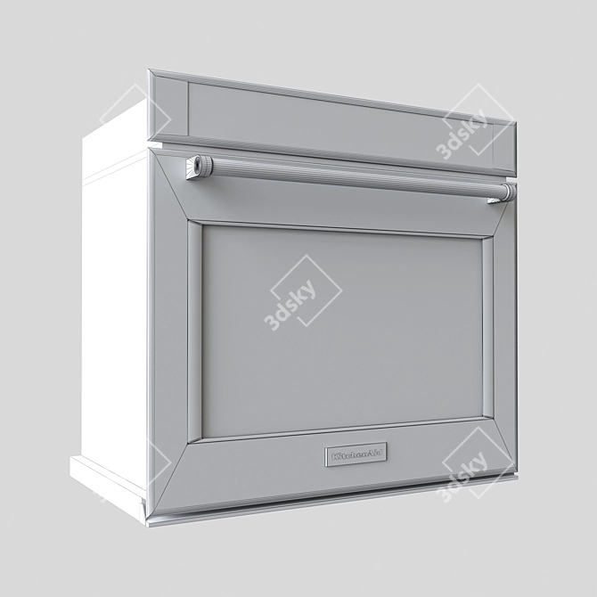 KitchenAid KOST100ESS: Stylish Wall Oven 3D model image 8