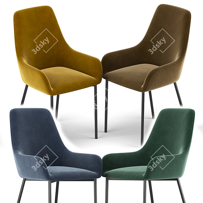2013 SalesFever Chair: Stylish Comfort for Your Space 3D model image 2