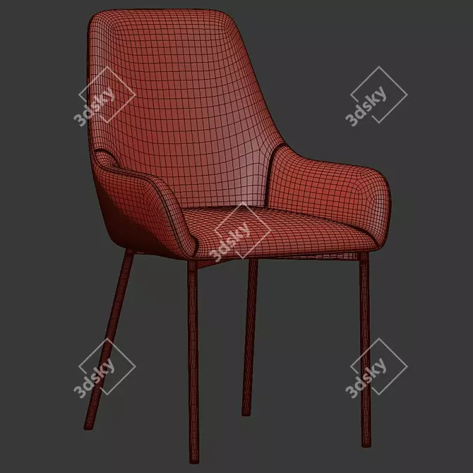 2013 SalesFever Chair: Stylish Comfort for Your Space 3D model image 5