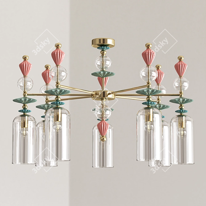 Elegant Odeon Bizet Light 3D model image 3