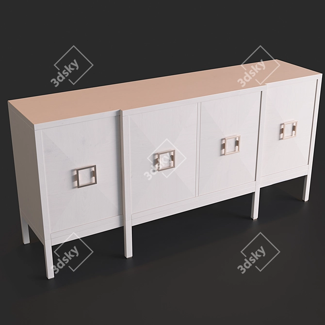 Weiss Hillsboro Buffet Console 3D model image 3