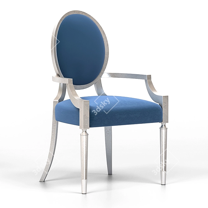Caracole Regal Dining Chair: Elegant Design & Comfort 3D model image 1