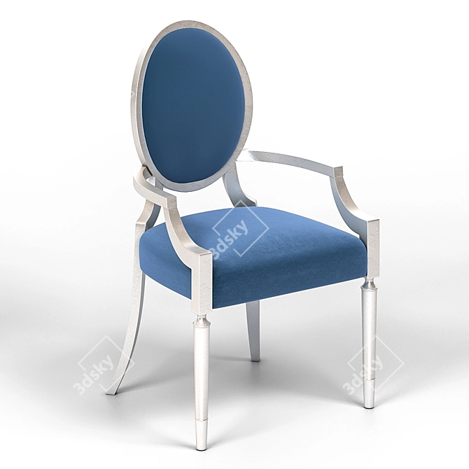 Caracole Regal Dining Chair: Elegant Design & Comfort 3D model image 2