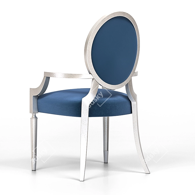 Caracole Regal Dining Chair: Elegant Design & Comfort 3D model image 3