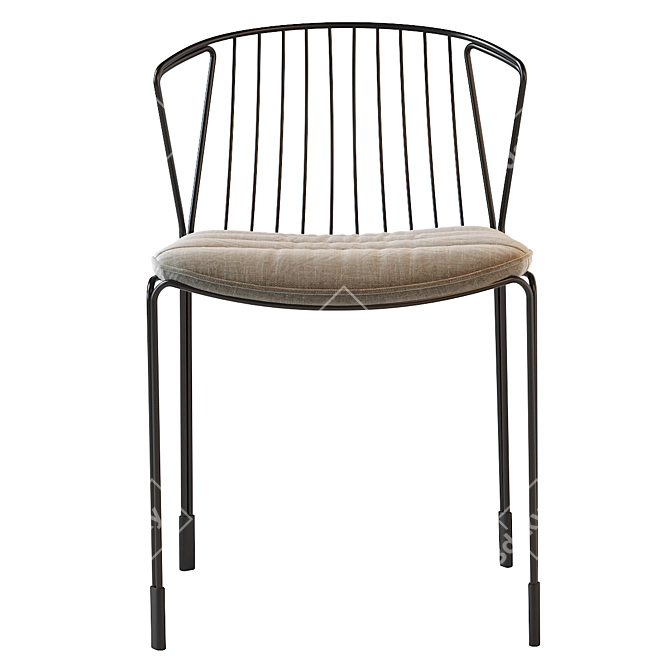 Elegant Tidal Chair: Modern Design 3D model image 5