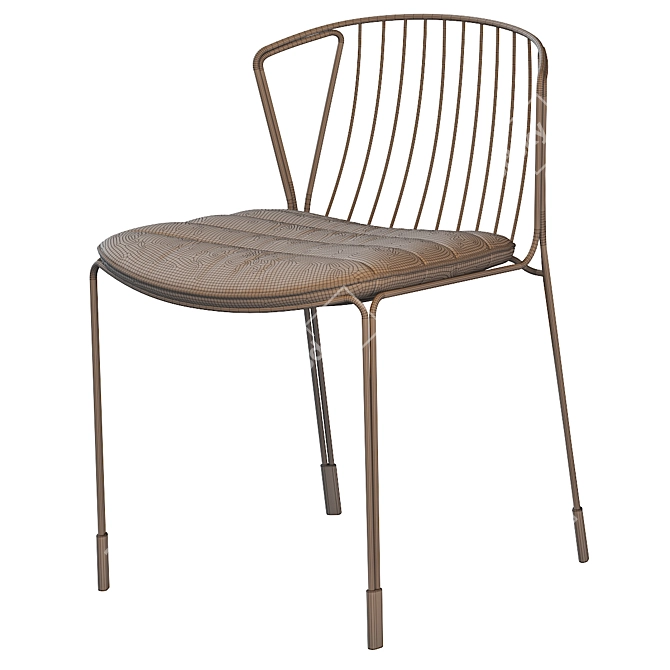 Elegant Tidal Chair: Modern Design 3D model image 6
