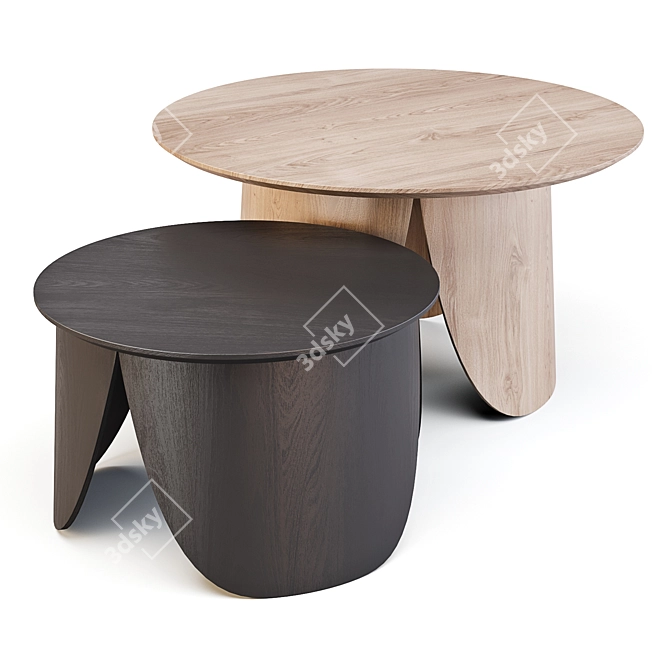 Bolia: Peyote - Floating Coffee Tables 3D model image 3