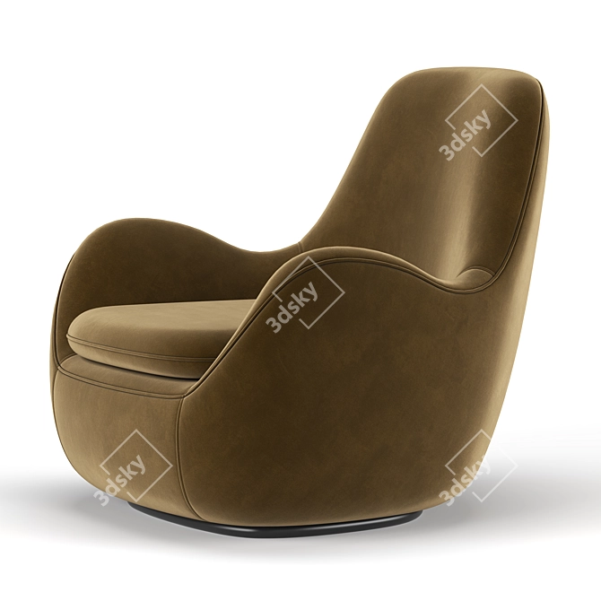 Modern 2013 Nova Swivel Chair 3D model image 4