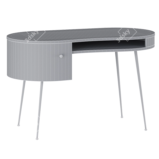 Torborg Loft-Concept Desk: Stylish and Practical 3D model image 5