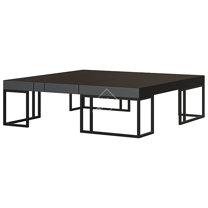 Modern Elements Coffee Table 3D model image 2