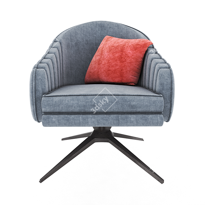 Elegant Modern Chair 3D model image 2