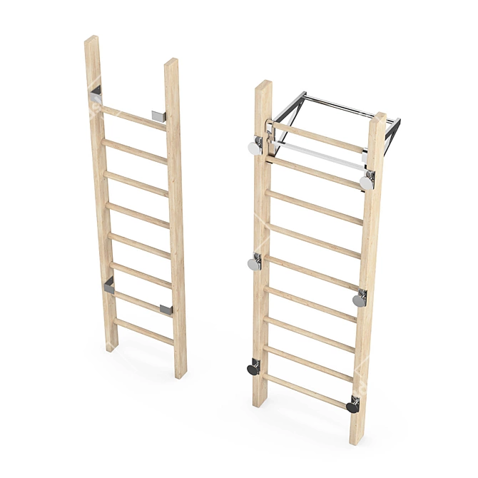 Nordic Fitness Swedish Ladder 3D model image 3