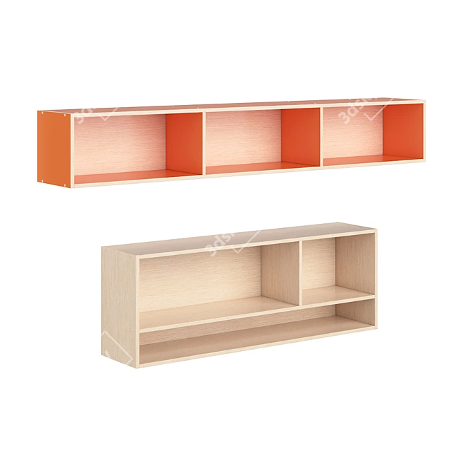 Legenda AN01 + AN02: Stylish Versatile Shelving Solution 3D model image 2