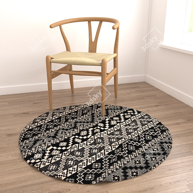 Versatile Set of 8 Rugs: VRayFur, VRayDisplacementMod, CoronaDisplacementMod 3D model image 3