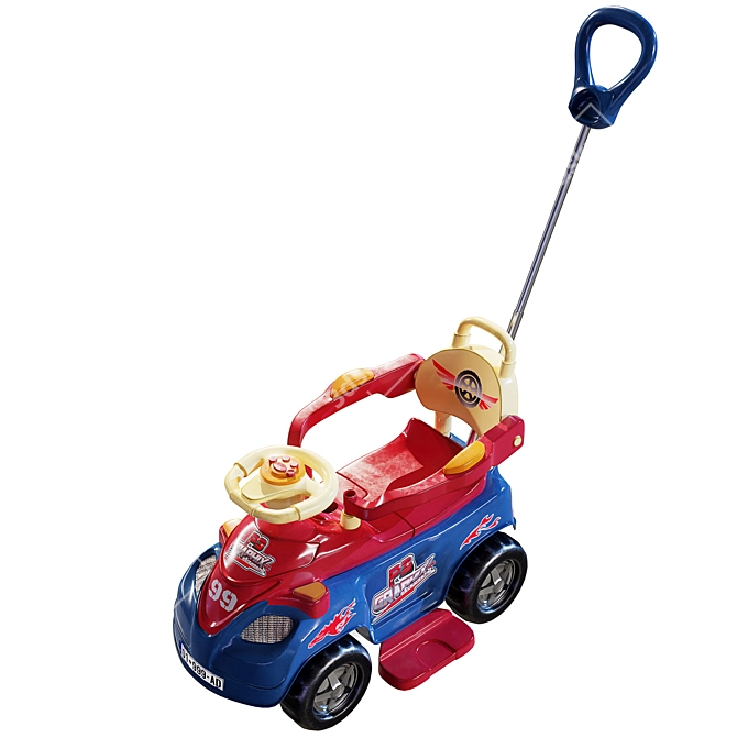 Mini Speedster Toy Car 3D model image 3