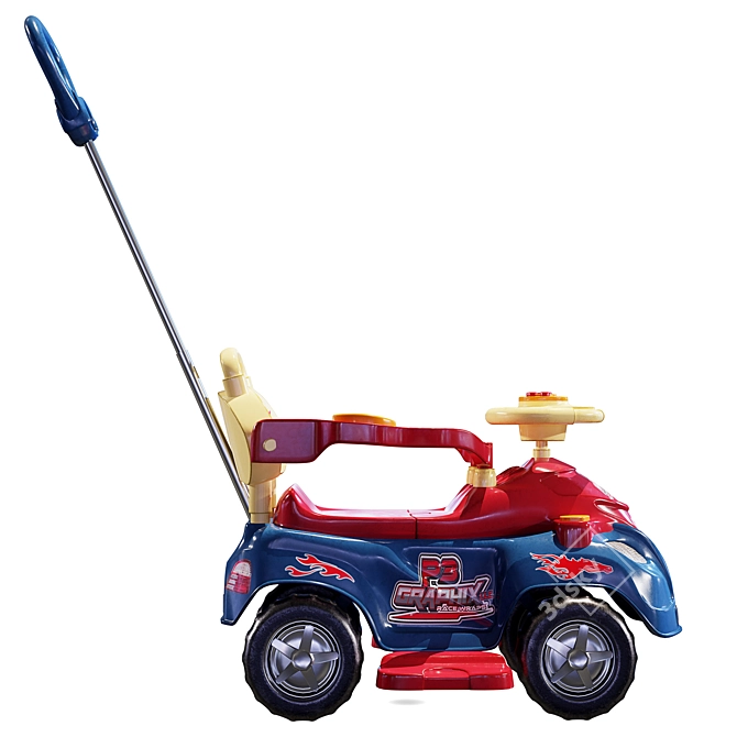 Mini Speedster Toy Car 3D model image 4